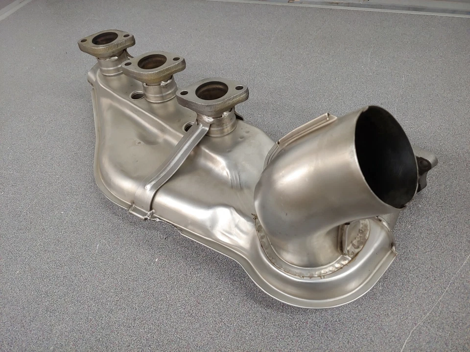 BONITO INTERCAMBIADOR DE CALOR ORIGINAL USADO ORIGINAL PORSCHE 911 964 CARRERA BISCHOFF Foto 4 de 4