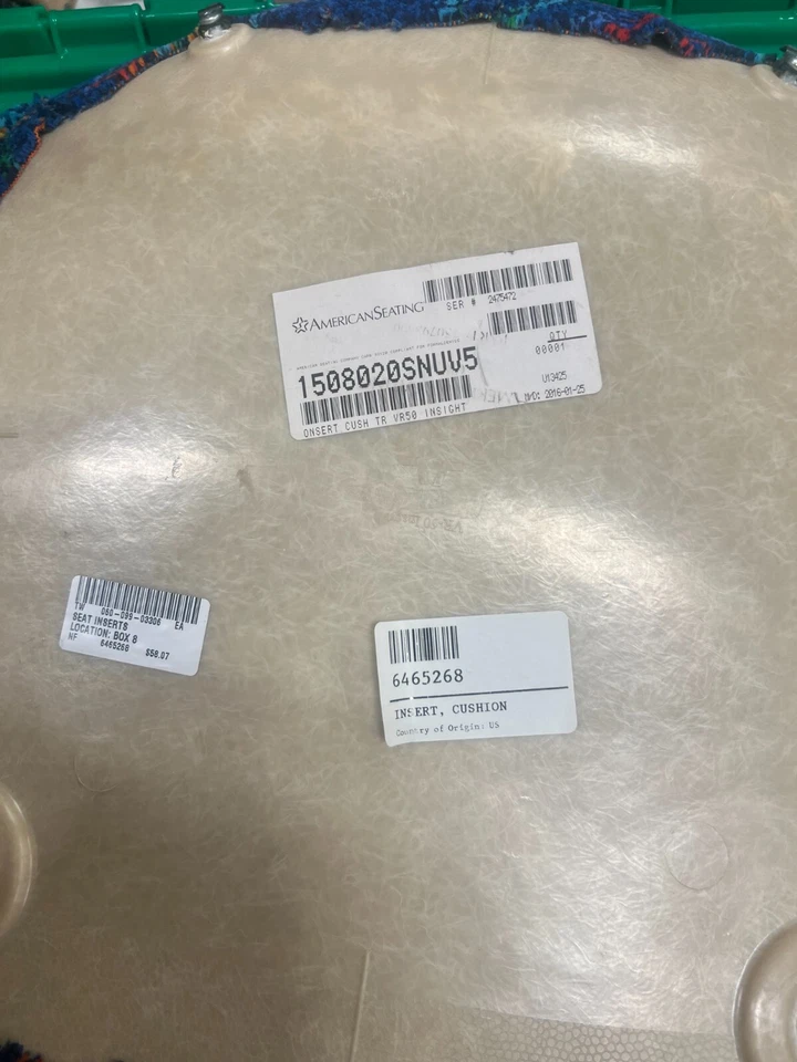 INSERTO DE COJÍN DE ASIENTO DE AUTOBÚS AMERICAN SEAT INSIGHT 150800000 Foto 2 de 3