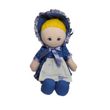 1986 Vintage Nabisco Kid's Multicolor Blue Bonnet Sue Advertising Cloth Doll