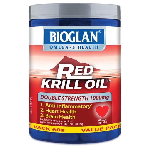 Bioglan Red Krill Oil 1000mg 60 Capsules eBay