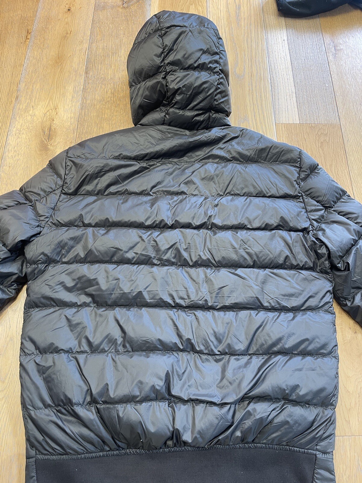 Men’s  Massimo Dutti Puffer Khaki Green Puffer Jacket Size Small New With Tags image 7