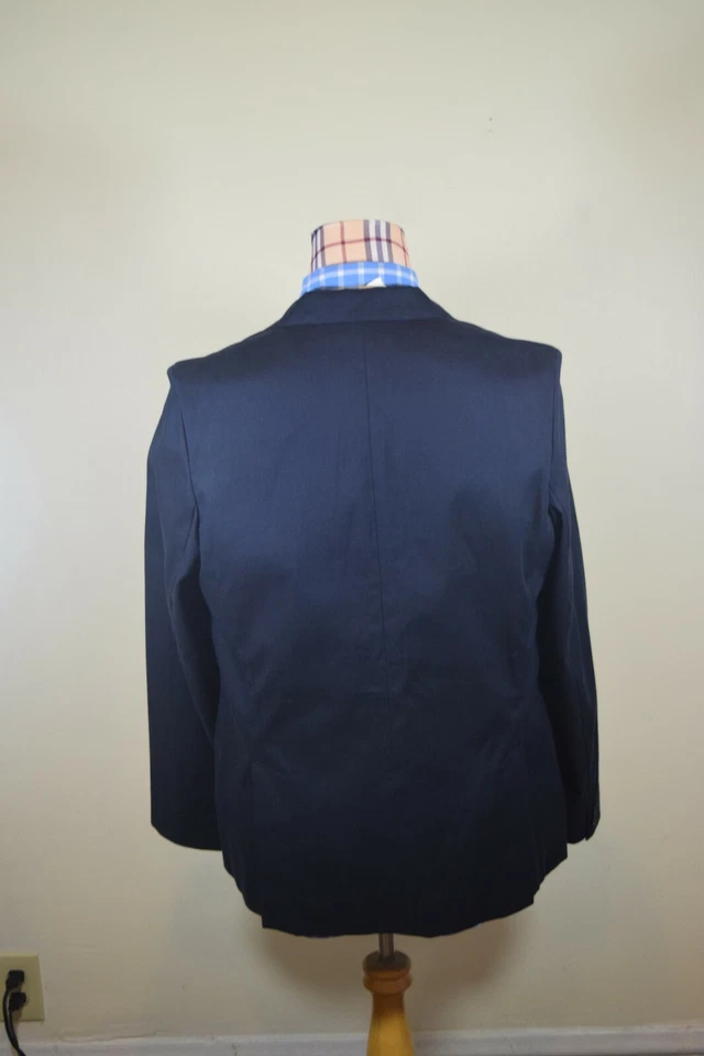 $560 A.P.C. Chaqueta Blazer Rue Madame Paris Para Hombres ALGODÓN Azul Marino Sin Forro 2XL Foto 3 de 4