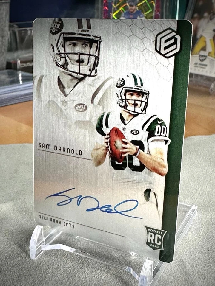 2018 Sam Darnold Panini Elements Rare Metal Autograph RC #74  /99 Seahawks - Image 2 of 4