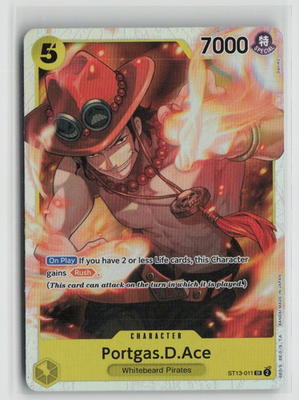 #ad Portgas.D.Ace ST13 011 One Piece Ultra Deck: The Three Brothers SR NM English $2.99