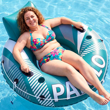 Pool Float Adult, 53" Inflatable Float Tube, River Tubes for Floating Heavy Duty