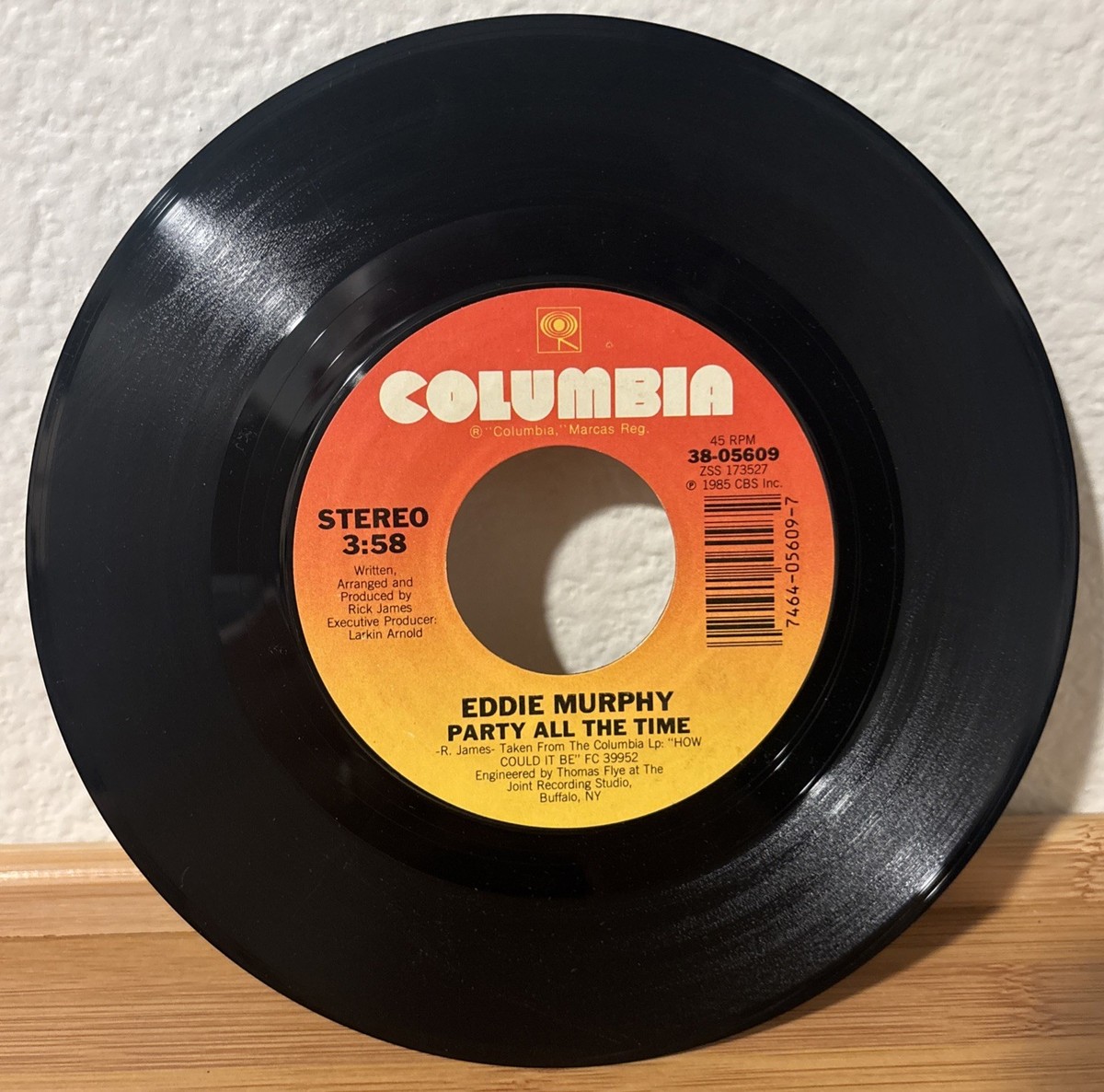Eddie Murphy Party All The Time 45 RPM 7