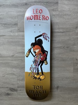 Leo Romero スケートボード Toy Machine Skateboard Leo Romero Signed Deck, NOS, Rare, Baker