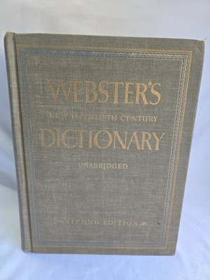 Vintage 1967 Webster's New 20th Century Dictionary Unabridged, Second Edition