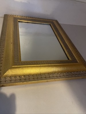Bombay Company Ornate Gold Square Accent Mirror Vintage Wall Decor 13  X9.75  Ex