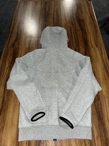 Nike Boys Sportswear Full Zip Tech Fleece Hoodie Grey Boys Small - Picture 2 of 6
