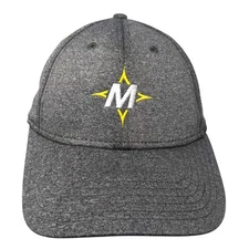 Otto Comfy Fit Strapback Baseball Cap Gray One Size Adjustable Lightweight