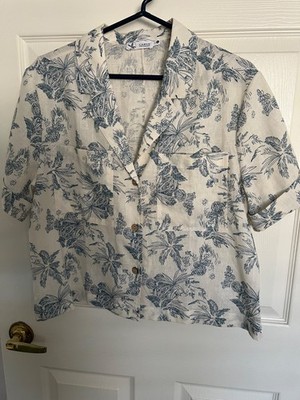 Luca Linen Shirt by Carve Design - Woman's Large - New with Tags