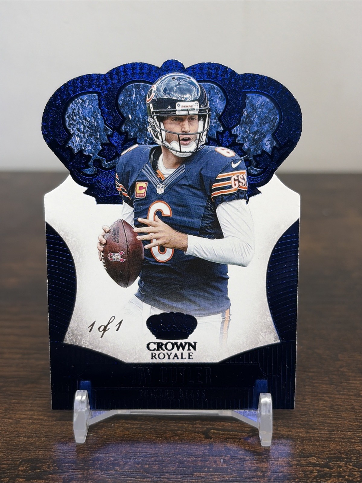 2013 Panini Crown Royale Jay Cutler 1/1 ONE OF ONE Die-Cut