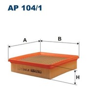 FILTRON Luftfilter AP 104/1 für HONDA