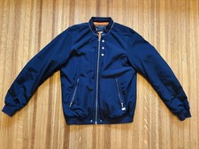 Men s Diesel Industry Industrial Bomber Style Dark Navy Jacket Large EUC