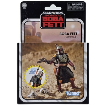 BOBA FETT TATOOINE FIGURE STAR WARS THE VINTAGE COLLECTION HASBRO BOOK OF OVP