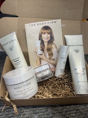 New Sealed  The Body Firm Crepe Erase set of 5 Full Size Products Ships Free