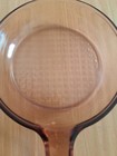 Corning Visions Ware Amber Glass 7" Waffle Bottom Skillet Pan Excellent Conditio — photo 10