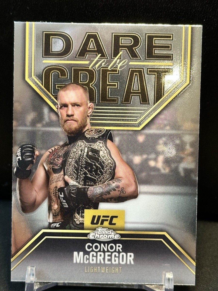 2025 Topps Chrome UFC Conor McGregor Dare To Be Great Insert