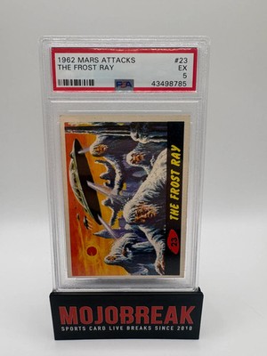 1962 Mars Attacks The Frost Ray #23 PSA 5