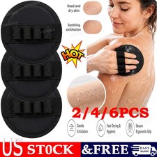 2/4/6x Deep Clean Exfoliating Bath Mitt Shower Body Scrub Glove Skin Exfoliator