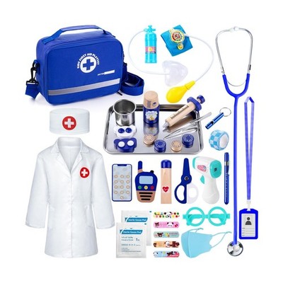 Doctor Kit for Kids, 35 Pcs Kids Doctor Kit for Toddlers 3-5 with M... Fast Ship