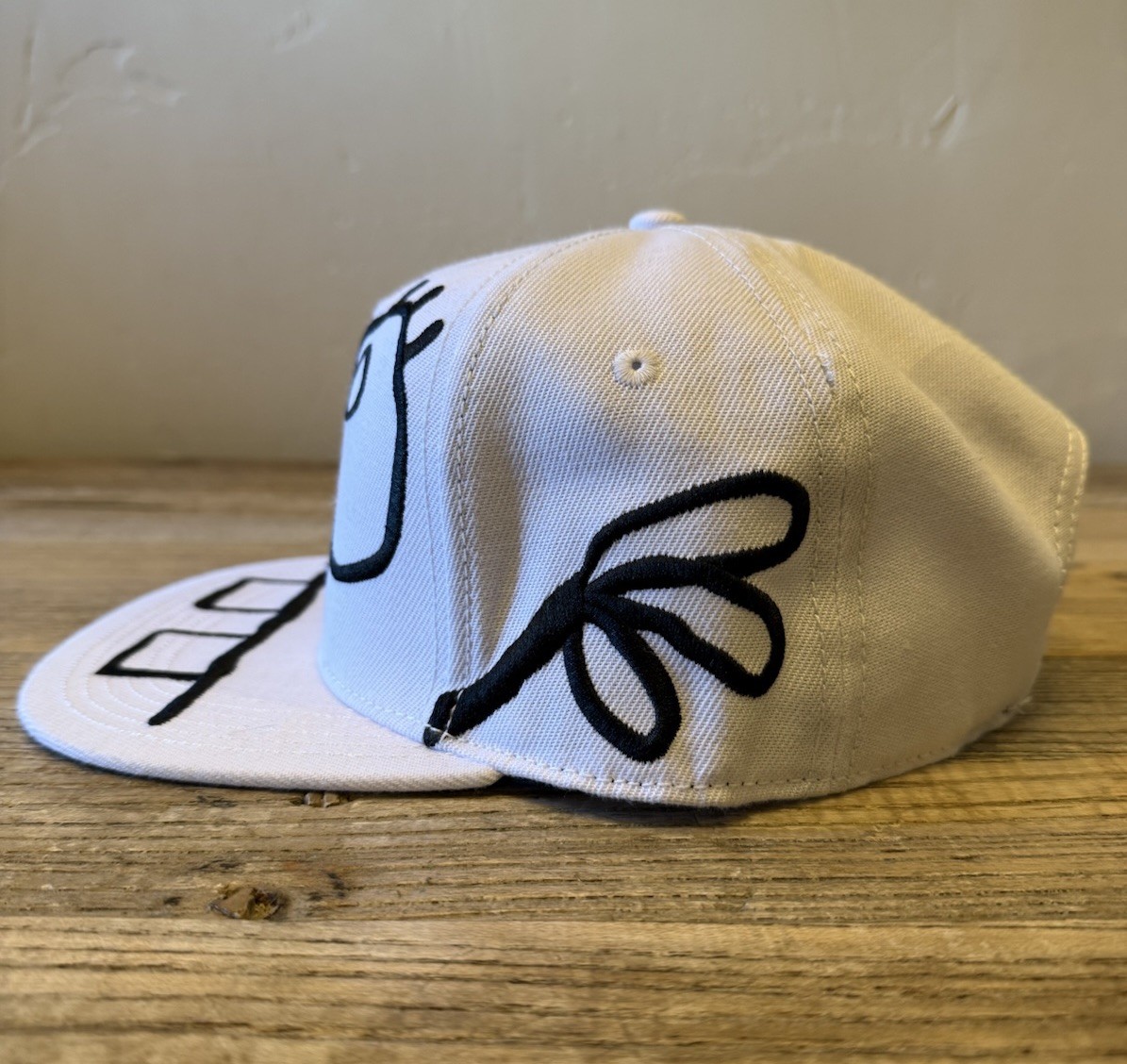ボブ様 SpongeBob SquarePants DoodleBob White Snapback Hat Cap | eBay