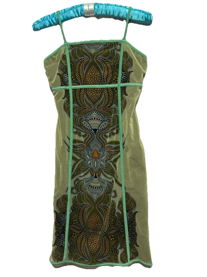 Vestido Chaos S Nylon Malla Vintage Y2K Bodycon Indie Sleaze Whimsigoth Fairycore Foto 2 de 4