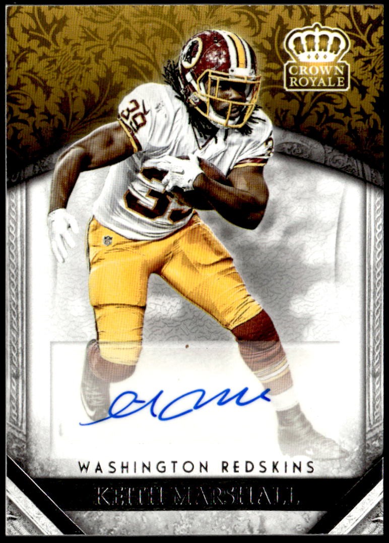 2016 Panini Crown Royale #50 Keith Marshall Rookie Autographs F5