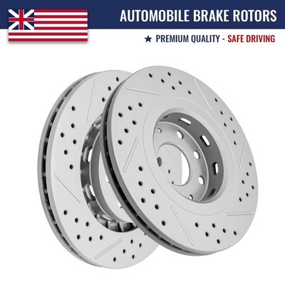 Front Drilled Brake Rotors for Chevrolet Aveo Aveo5 Spark EV G3 Wave Wave5 Swift