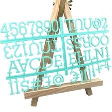 Changeable Letters for Felt Message Board - 190 Letters, 1" Green