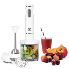 Hand Blender With Egg Whisk & Chopper, Powerful 300 Watt - Stick Blender, Han...