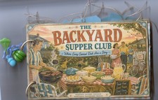 Backyard Supper Club Junk Journal: Retro Summer Picnic Memory Book Handmade