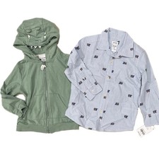 Boys Dinosaur Bundle Tommy Bahama Carters 3t hoodie button up NWT