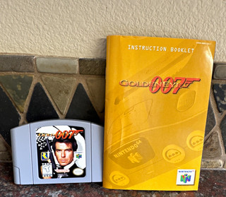 GoldenEye 007 Nintendo 64 game and manual