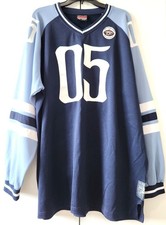 FUBU Vintage Collection 05 Jersey Men Size 2XL XXL 1992 Hip Hop Long Sleeve Blue