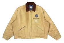 Carhartt Detroit Jacket Blanket Lined Mens 3XL J001 BRN Brown USA Made LOGO