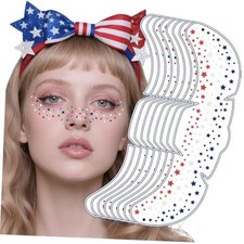 4th of July Outfits for Women - 8 Pack Red White and Blue Freckles 4th of july
