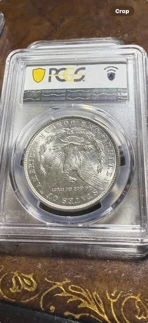 Dólar Morgan 1886 - PCGS MS 63 ¡Tonificado! - Escaneos de alta calidad #7899 Foto 2 de 2