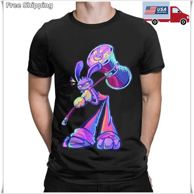 The Amazing Digital Circus TV Series Men's T Shirts Jax and Big Hammer Unique Te