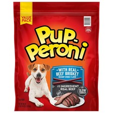 Pup-Peroni Dog Treats with Real Beef Brisket Hickory Smoked Flavor 46 oz