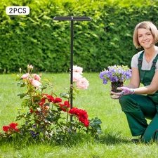 2 Pack Dragon Fruit Plant Trellis, Adjustable Garden Plant Climbing Support