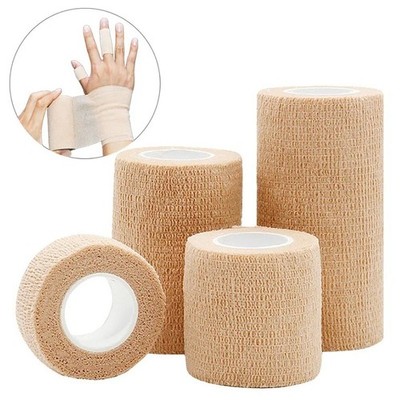KOHÄSIVE ELASTISCHE BANDAGE SELBSTKLEBEND HANDGELENK KNÖCHEL SPORT TAPE ATMUNGSAKTIV WICKLUNG