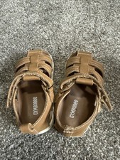 Brown Gymboree Sandals Toddler Size 7 easy Closure