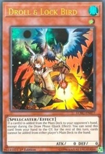 Droll & Lock Bird LCKC-EN077 Ultra Rare 1st Edition NM-Mint Yugioh Card x1