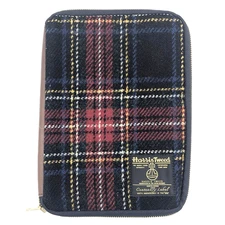 Hobonichi Techo Notebook Cover Harris Tweed Red 2012 Cousin A5 Zippers Unused