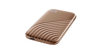 WD My Passport SSD 1 TB USB-C 3.1 (10Gb/s) Gold externe Festplatte SSD