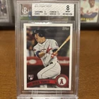 2011 Topps Update Series Mike Trout #US175 (RC) Beckett 8