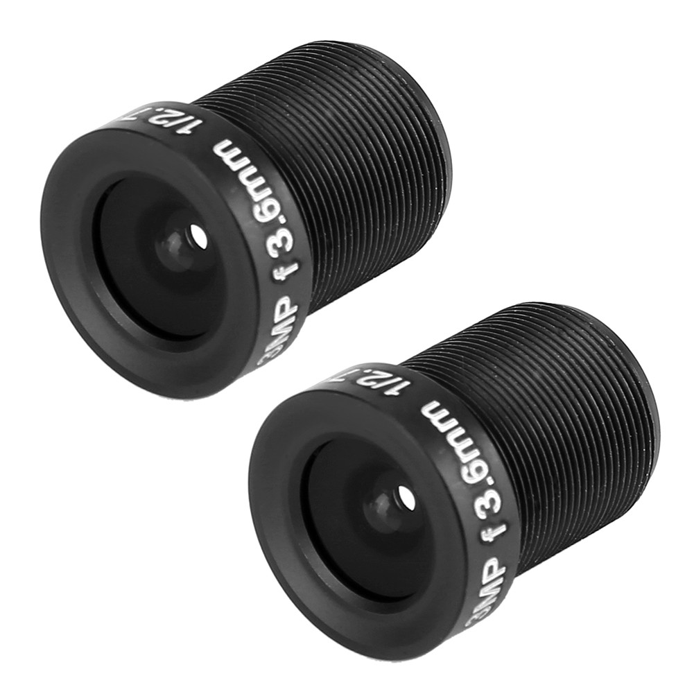 2pcs Security Camera Lens Wide Angle CCTV 3MP HD For Camera Premium