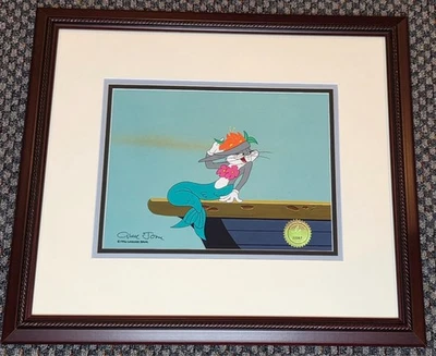 BUGS BUNNY PRODUCTION ANIMATION CEL SIGNED BY CHUCK JONES WITH SEAL & COA - Image 1 of 3